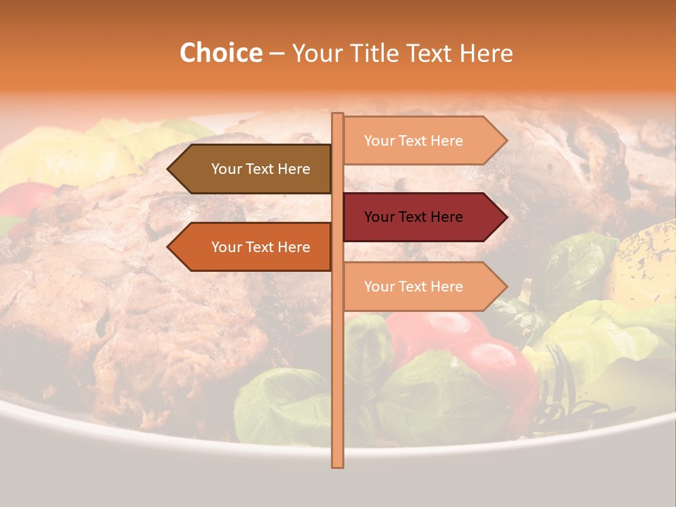 Dish Dinner Basil PowerPoint Template