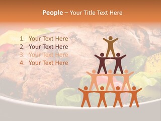 Dish Dinner Basil PowerPoint Template