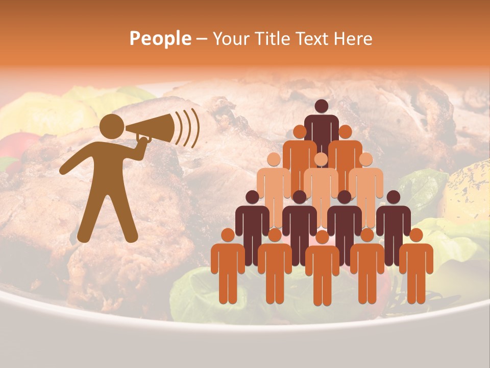 Dish Dinner Basil PowerPoint Template