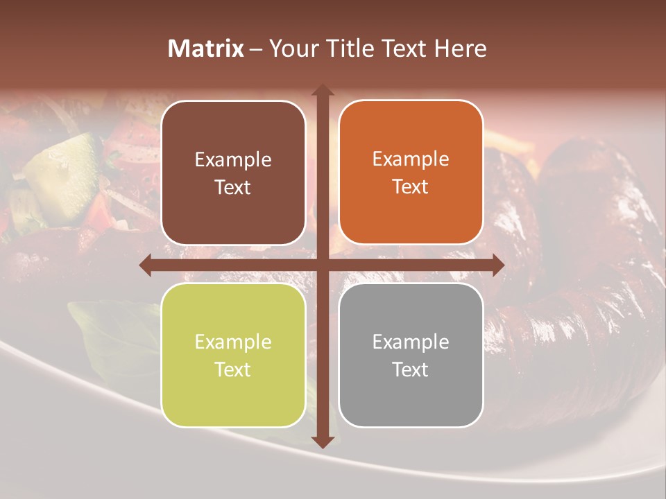 Salad Basil Nutrition PowerPoint Template