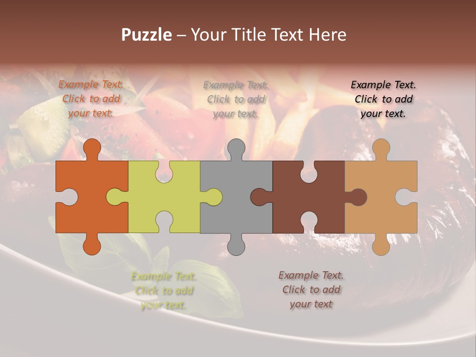 Salad Basil Nutrition PowerPoint Template