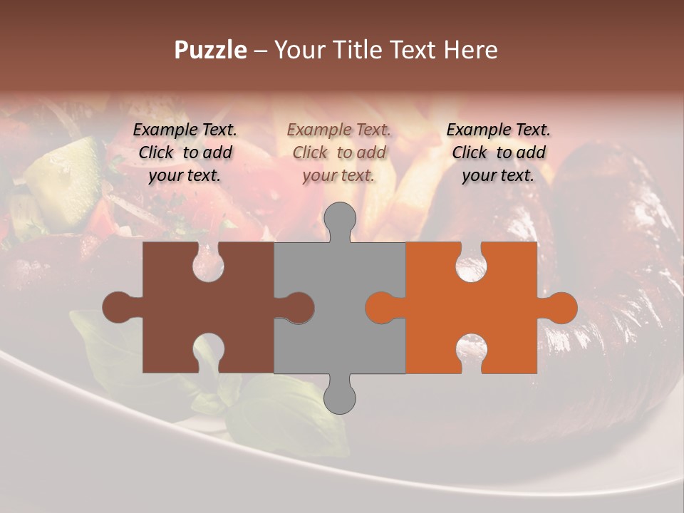 Salad Basil Nutrition PowerPoint Template