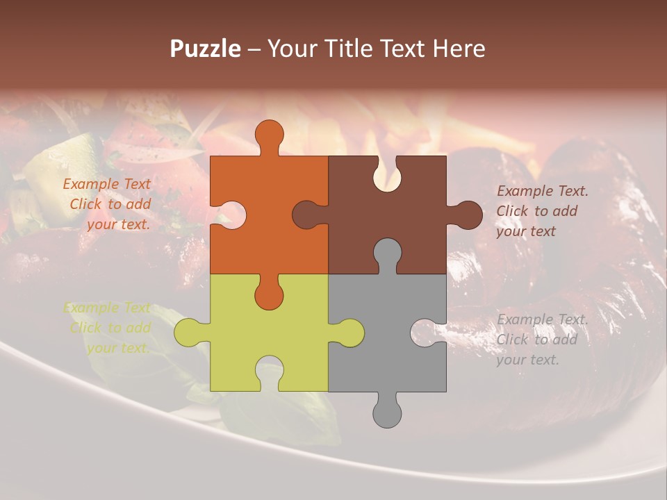 Salad Basil Nutrition PowerPoint Template