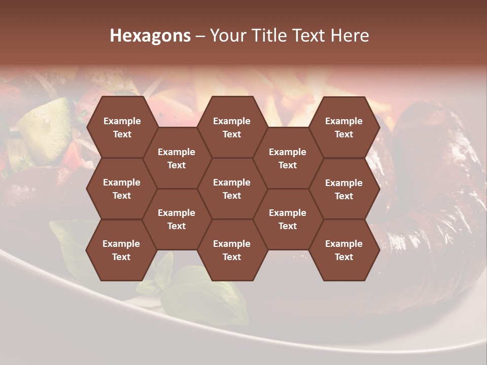 Salad Basil Nutrition PowerPoint Template