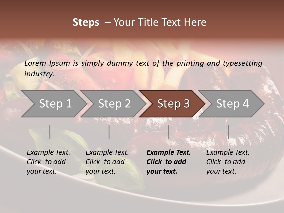 Salad Basil Nutrition PowerPoint Template