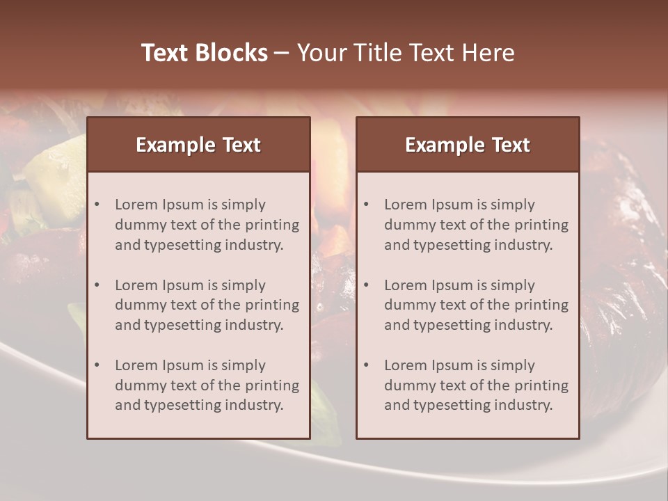 Salad Basil Nutrition PowerPoint Template