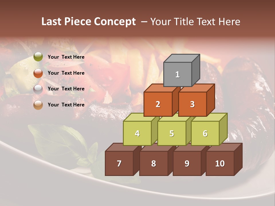 Salad Basil Nutrition PowerPoint Template