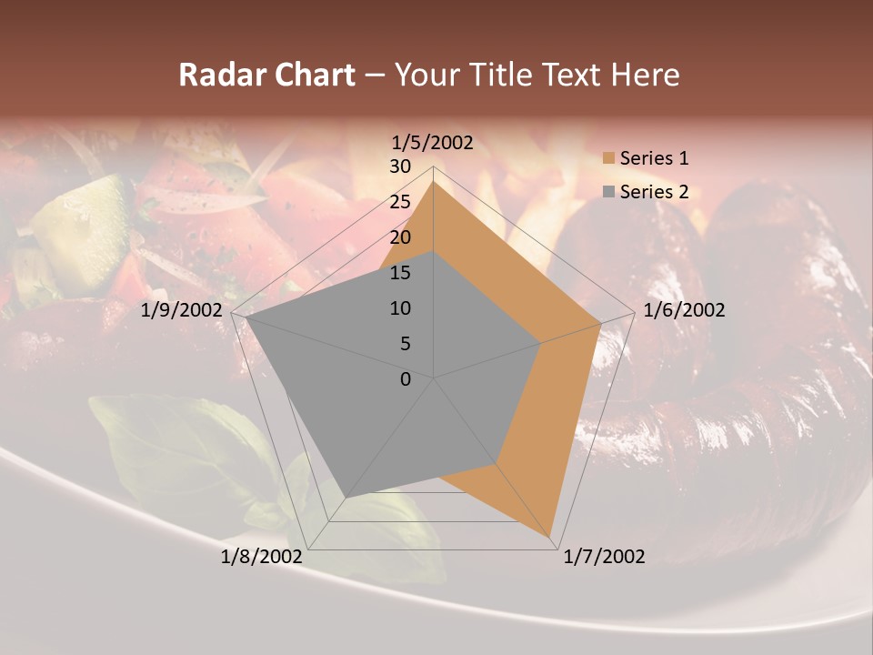 Salad Basil Nutrition PowerPoint Template