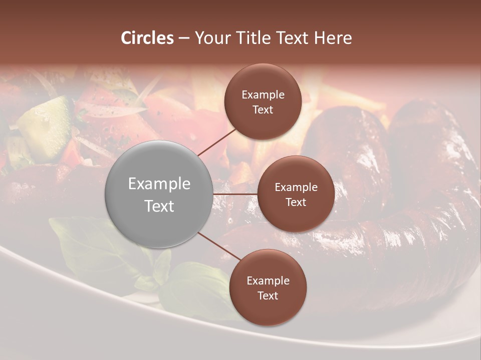 Salad Basil Nutrition PowerPoint Template