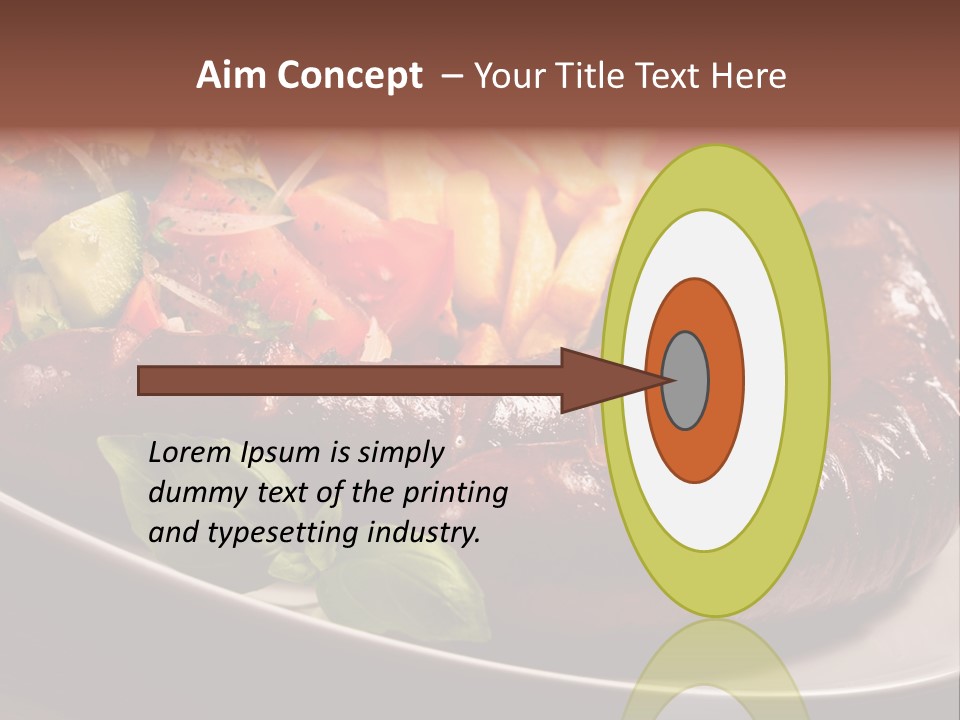 Salad Basil Nutrition PowerPoint Template