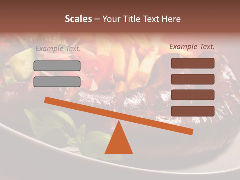 Salad Basil Nutrition PowerPoint Template