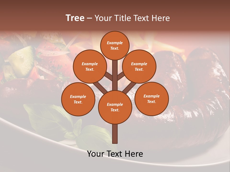 Salad Basil Nutrition PowerPoint Template