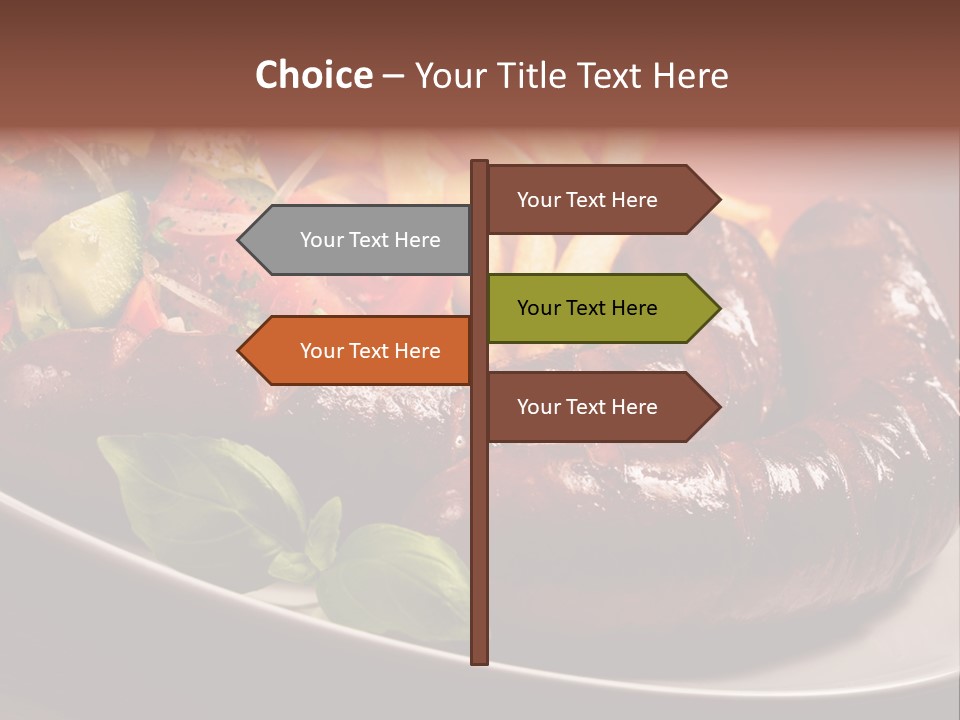 Salad Basil Nutrition PowerPoint Template