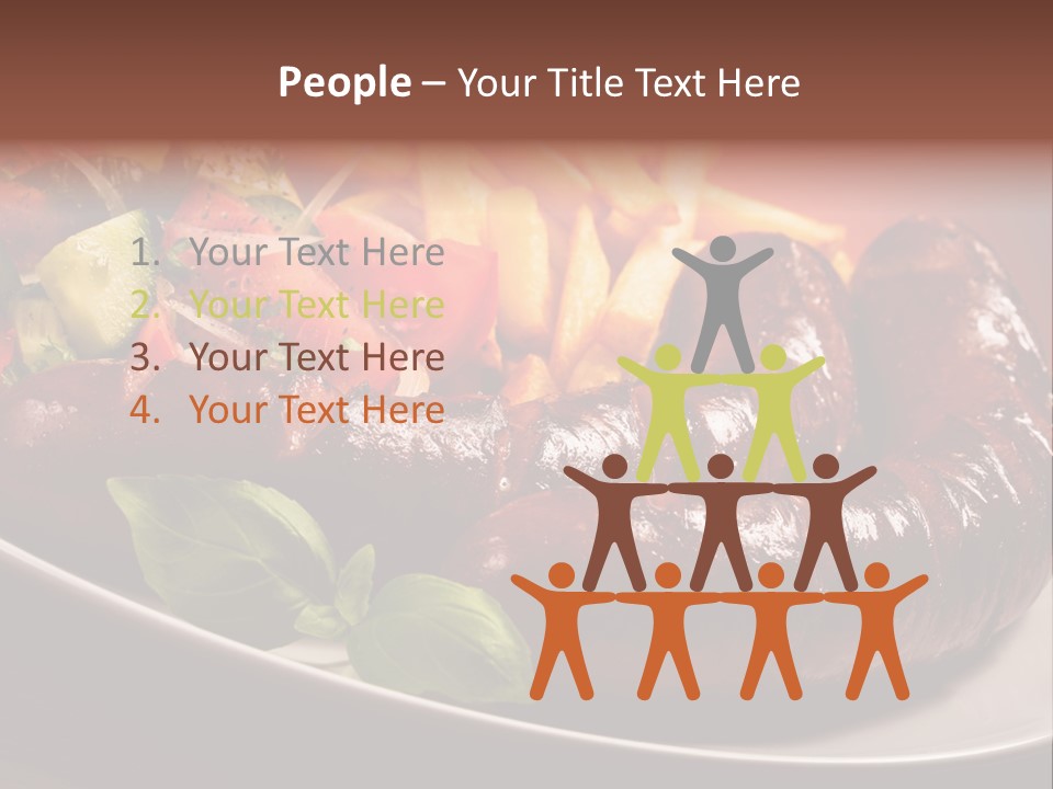 Salad Basil Nutrition PowerPoint Template