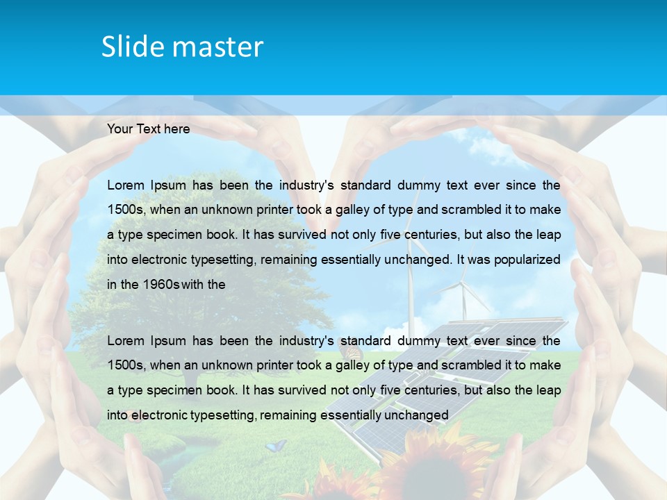 Coccinella Carattere Vita PowerPoint Template