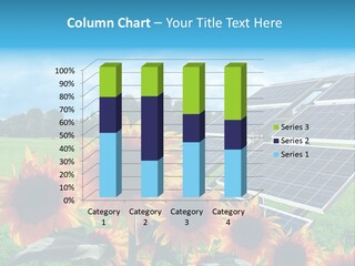 Innovazione Circuito Elettrico Girasole PowerPoint Template