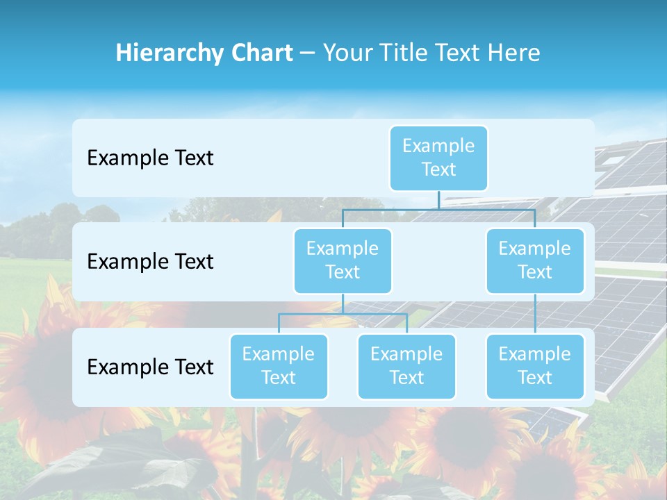 Innovazione Circuito Elettrico Girasole PowerPoint Template