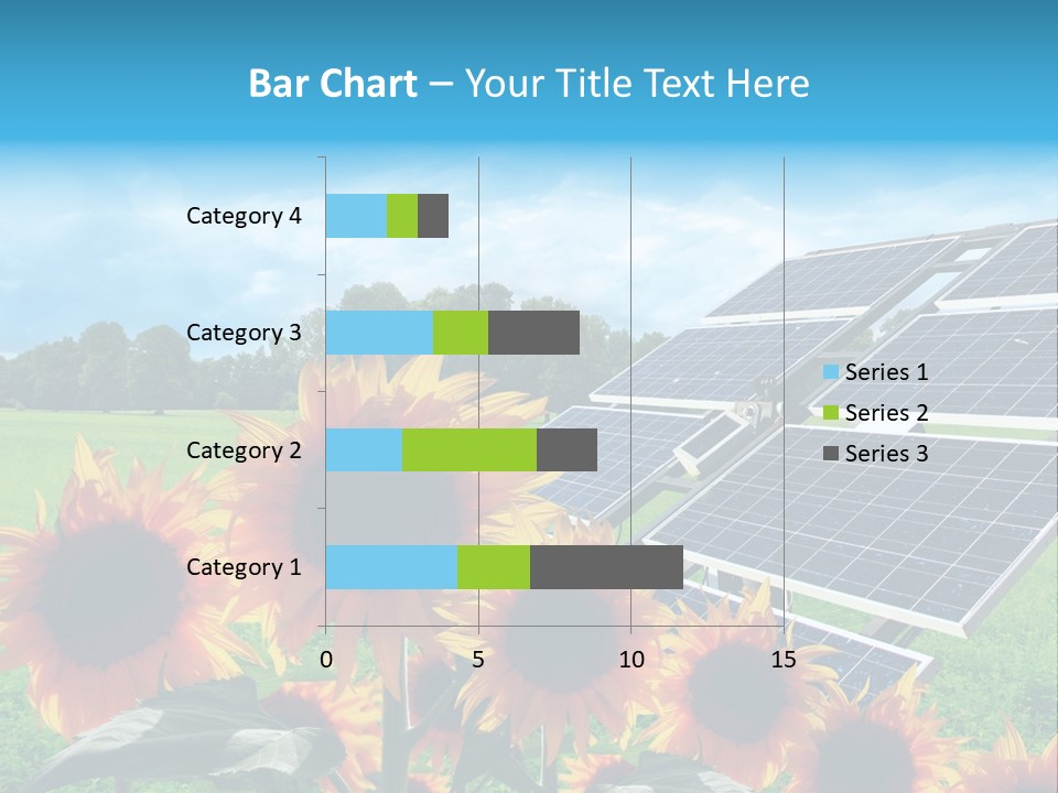 Innovazione Circuito Elettrico Girasole PowerPoint Template