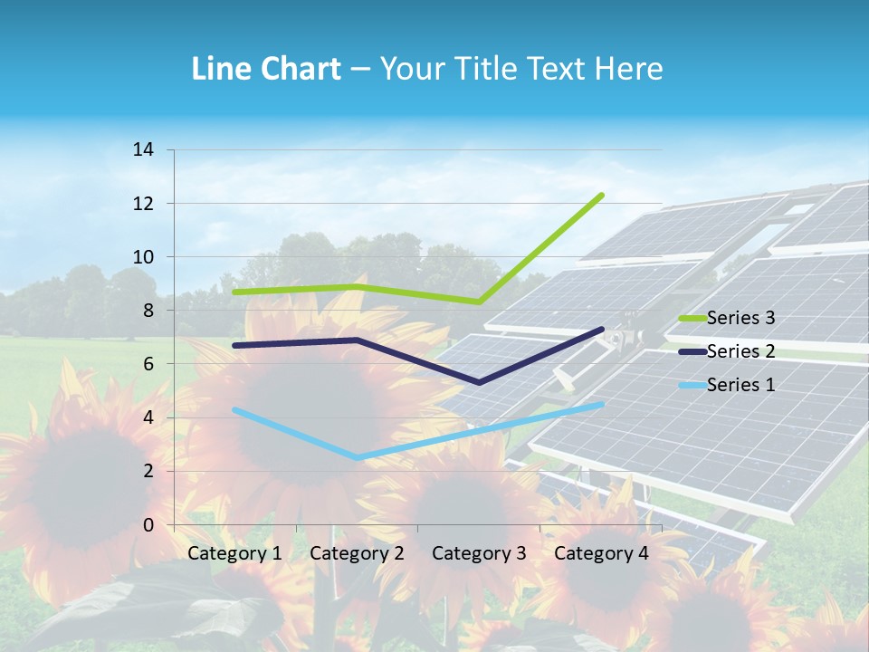 Innovazione Circuito Elettrico Girasole PowerPoint Template