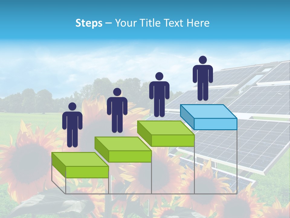 Innovazione Circuito Elettrico Girasole PowerPoint Template