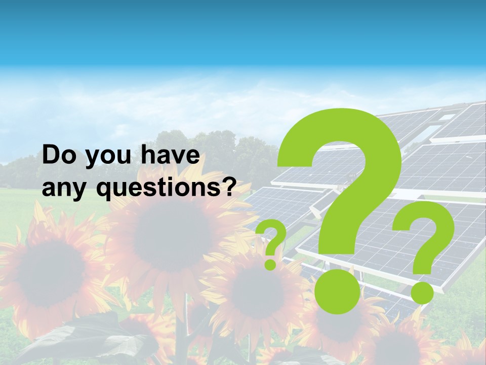 Innovazione Circuito Elettrico Girasole PowerPoint Template