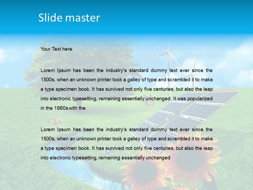 Handsome Businessman Background PowerPoint Template