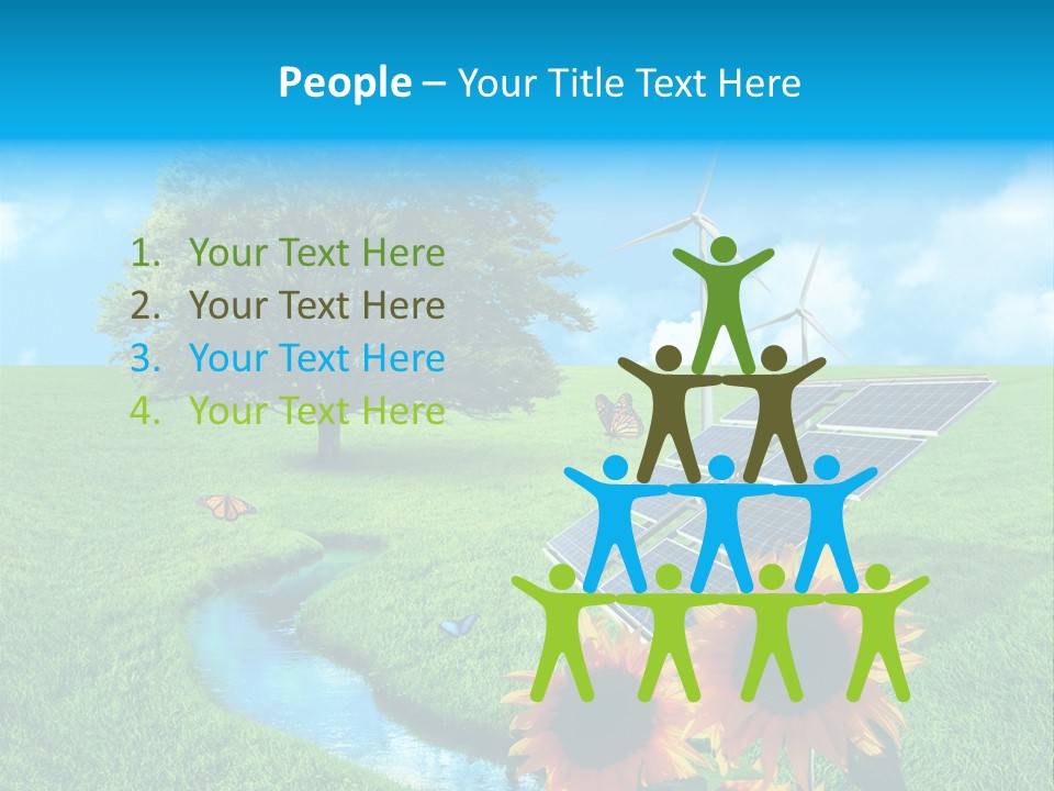 Handsome Businessman Background PowerPoint Template