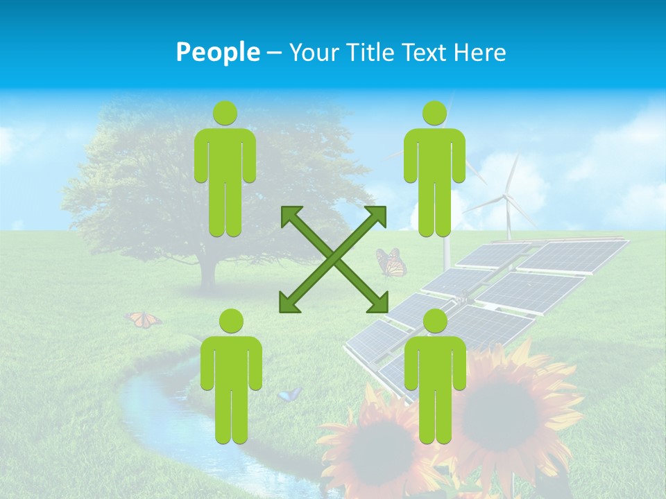 Handsome Businessman Background PowerPoint Template