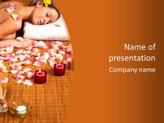 Water Face Spa PowerPoint Template