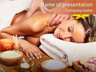 Spa Back PowerPoint Template