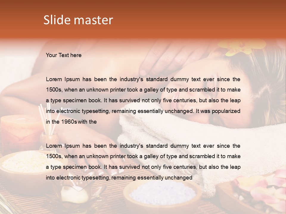 Spa Back PowerPoint Template