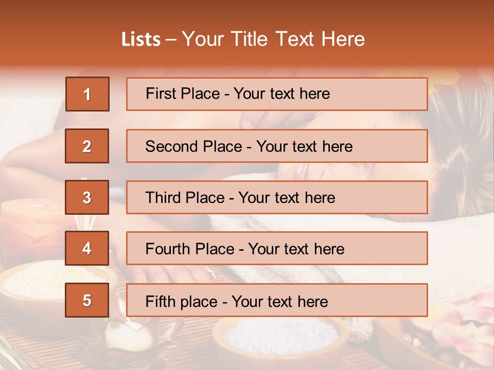 Spa Back PowerPoint Template