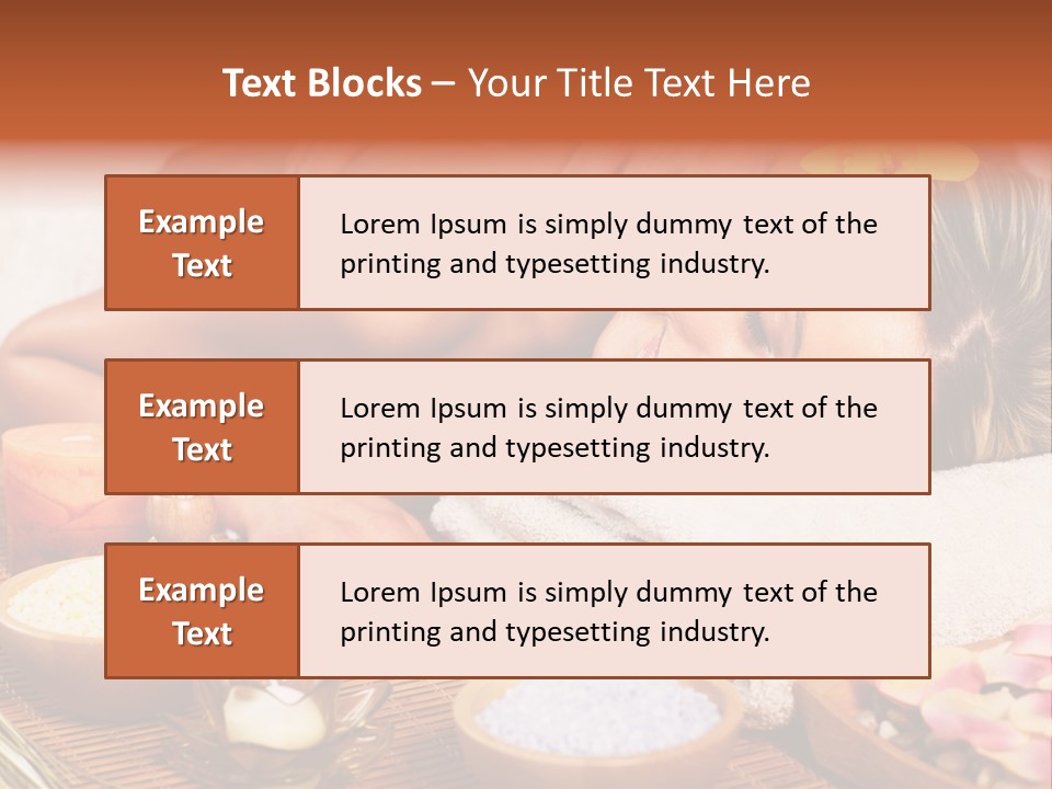 Spa Back PowerPoint Template
