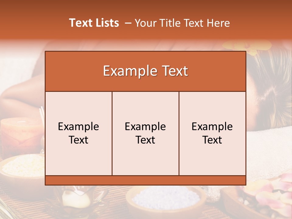 Spa Back PowerPoint Template