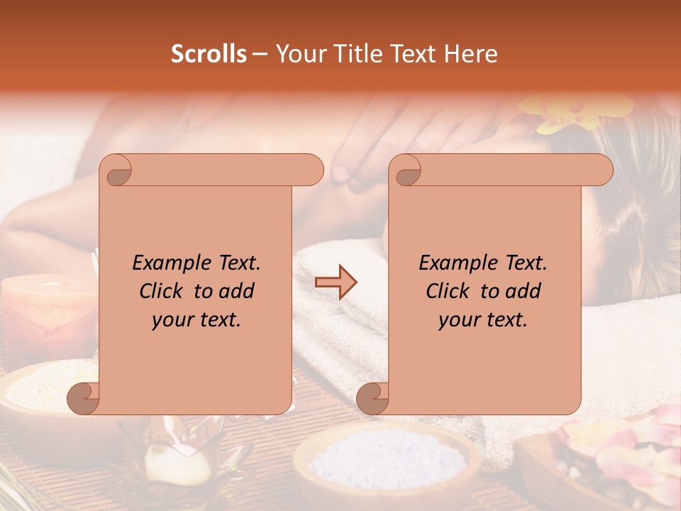 Spa Back PowerPoint Template