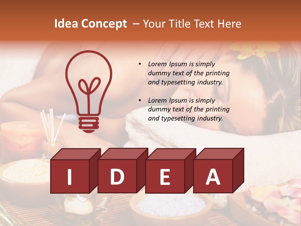 Spa Back PowerPoint Template
