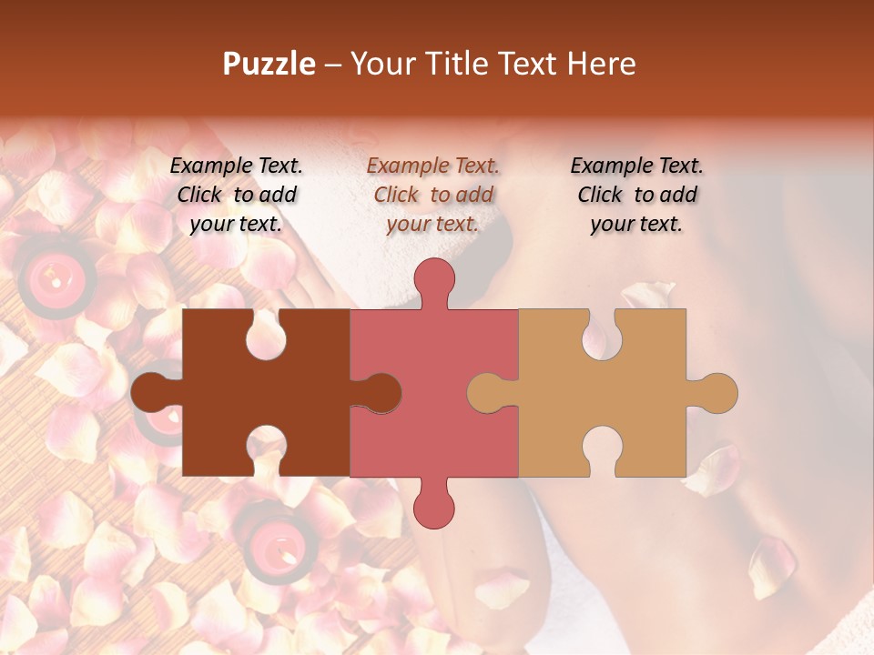 Towel Calm Personal PowerPoint Template