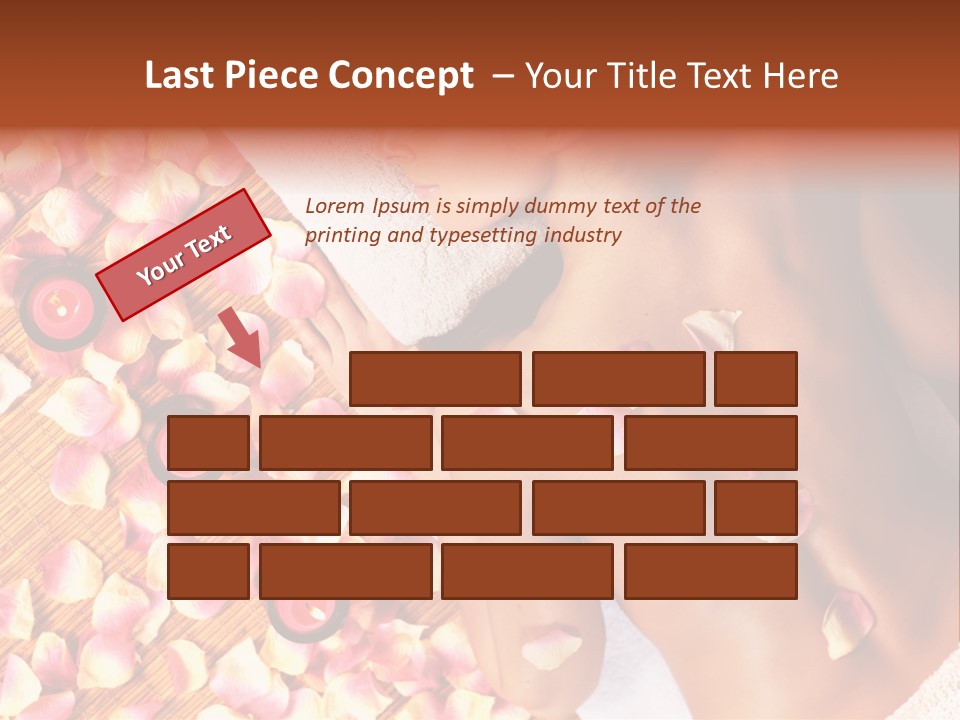 Towel Calm Personal PowerPoint Template