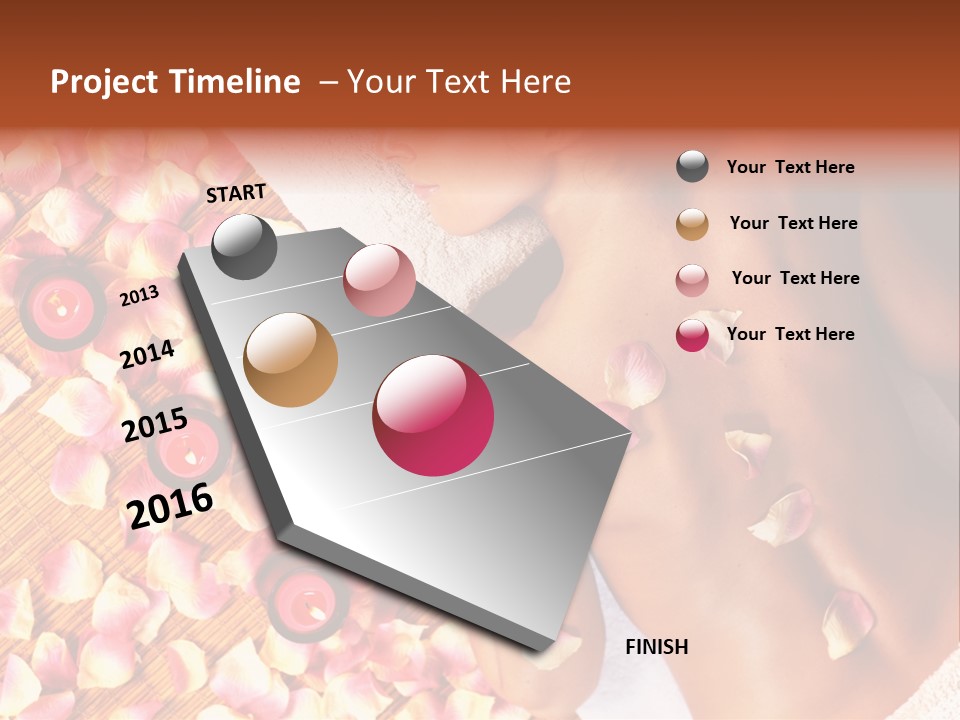 Towel Calm Personal PowerPoint Template