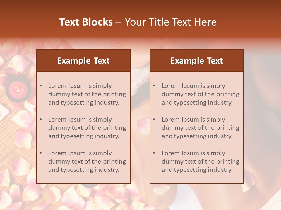 Towel Calm Personal PowerPoint Template