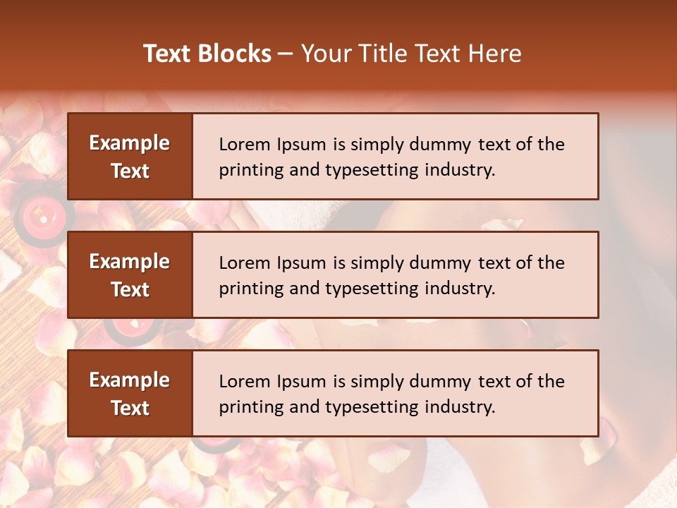 Towel Calm Personal PowerPoint Template