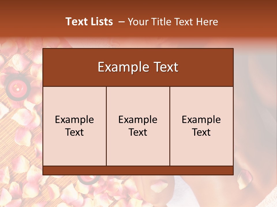 Towel Calm Personal PowerPoint Template