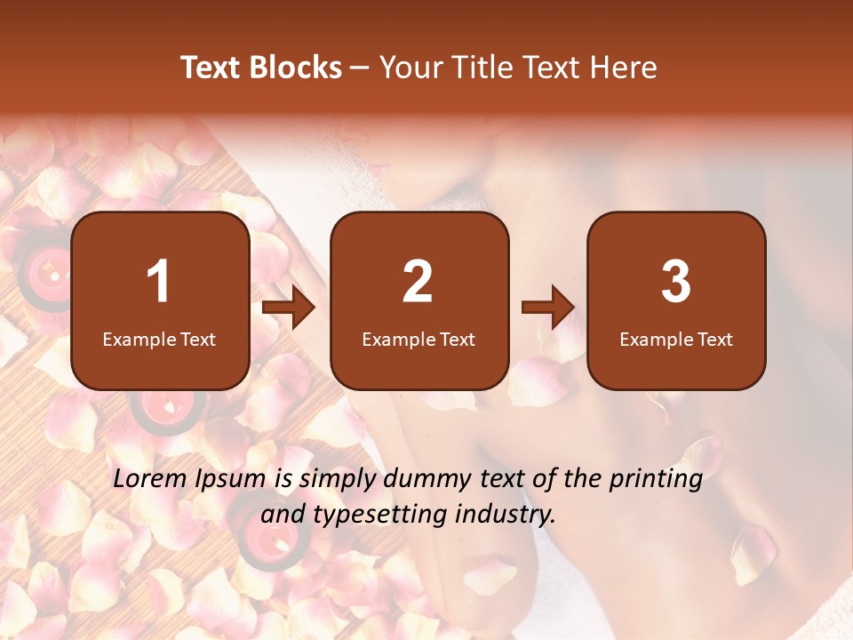 Towel Calm Personal PowerPoint Template