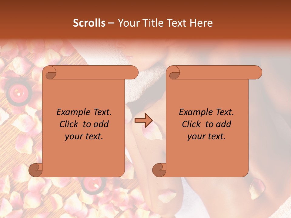 Towel Calm Personal PowerPoint Template