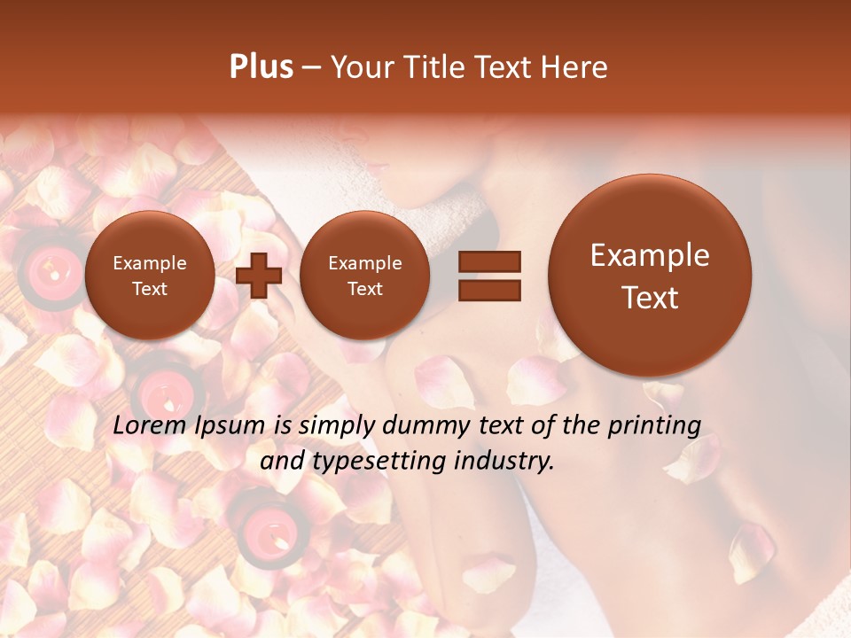 Towel Calm Personal PowerPoint Template