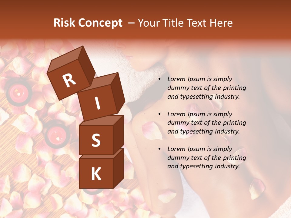 Towel Calm Personal PowerPoint Template