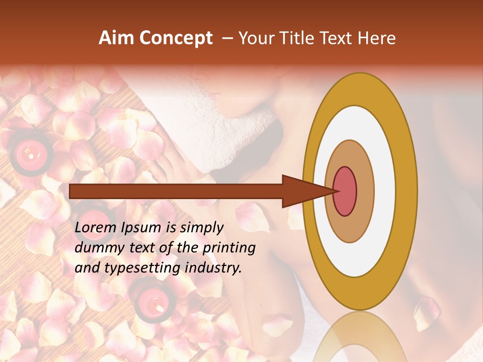 Towel Calm Personal PowerPoint Template