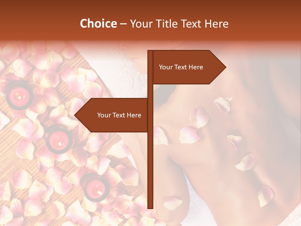 Towel Calm Personal PowerPoint Template