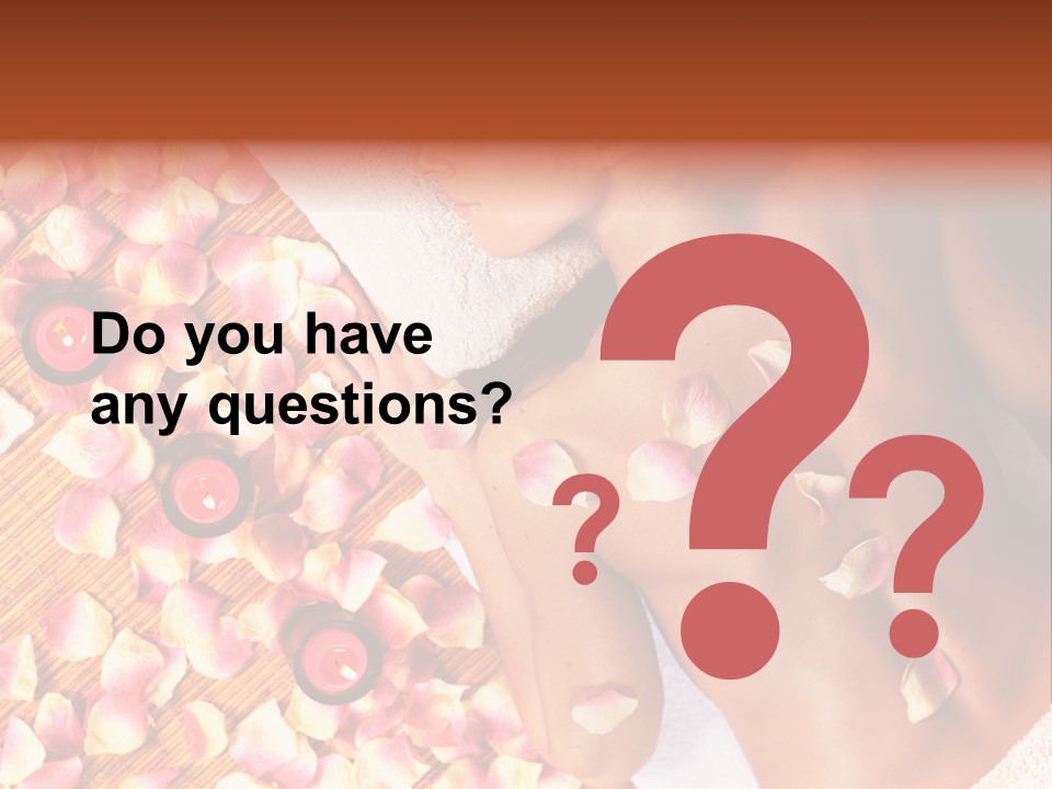 Towel Calm Personal PowerPoint Template