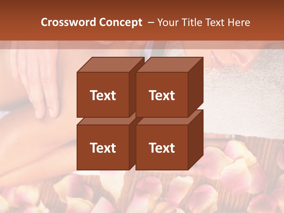 Massaging Person Care PowerPoint Template